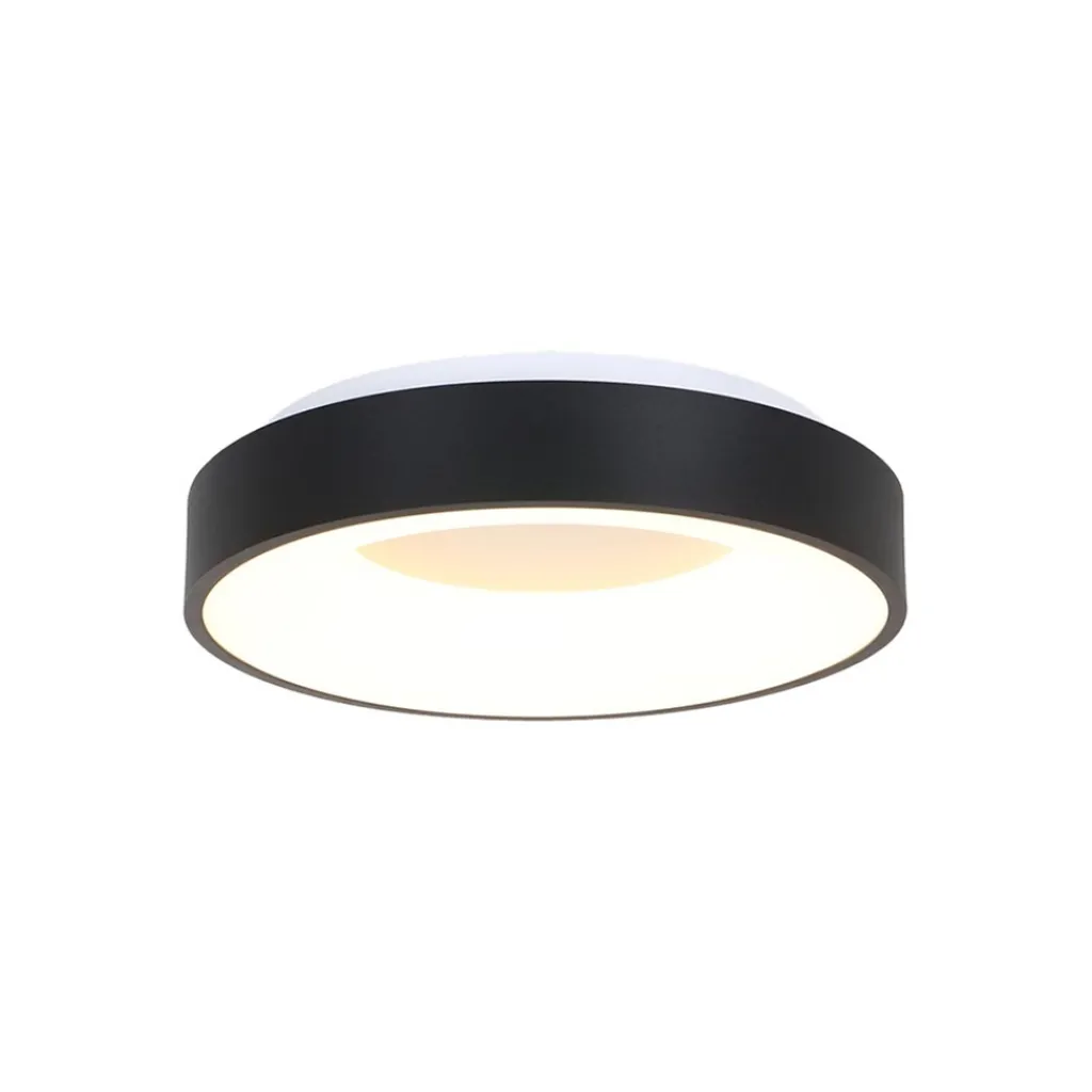 Straluma Plafondlamp Ringlede zwart> Plafondlampen|Plafonnières