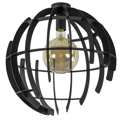 Straluma Plafondlamp Terra 60cm zwart> Plafondlampen|Design Verlichting