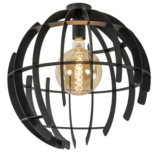 Straluma Plafondlamp Terra 60cm zwart> Plafondlampen|Design Verlichting