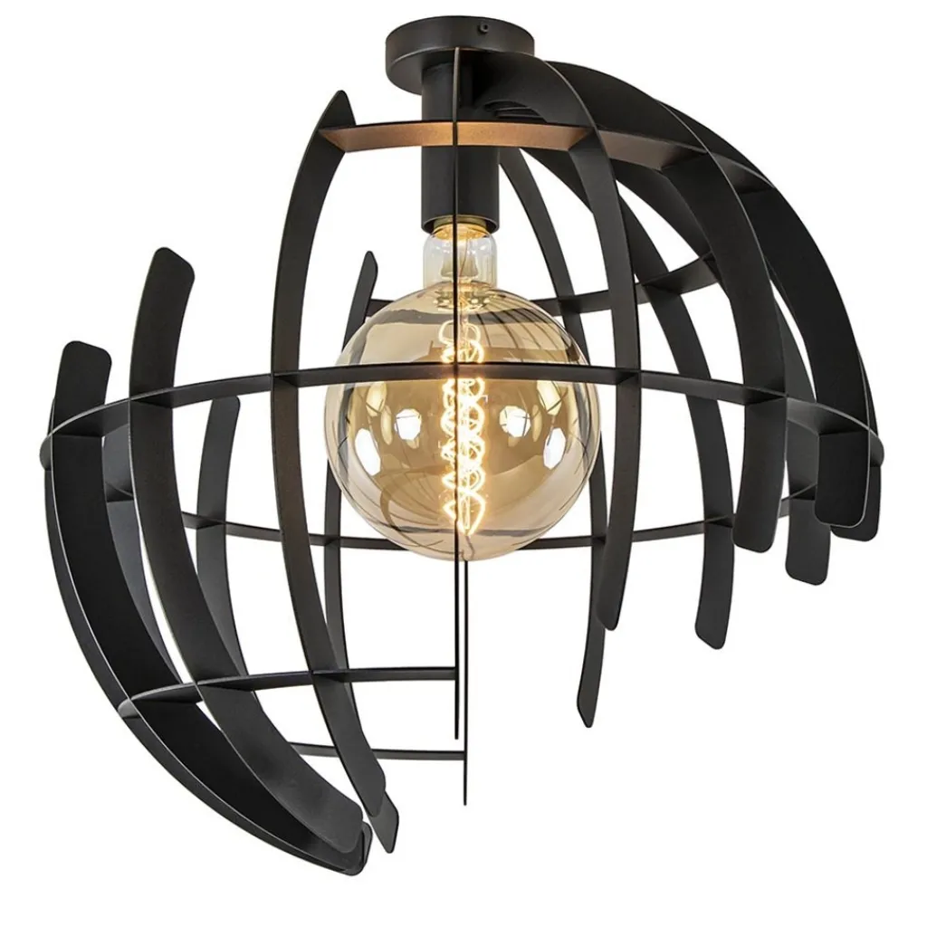 Straluma Plafondlamp Terra 60cm zwart> Plafondlampen|Design Verlichting