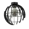 Straluma Plafondlamp Terra 35cm zwart> Industriële Verlichting|Woonkamerlampen