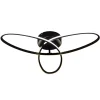 Straluma Plafondlamp 3-v eclips zwart 3-st.dimb.> Plafondlampen|Plafonnières