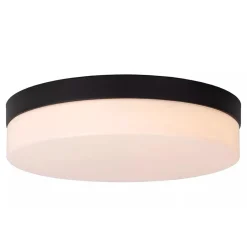 Straluma Plafondlamp zwart IP44 + bewegingssensor><noscript><img width=