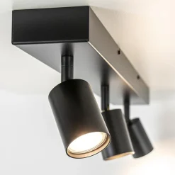 Straluma Plafondspot Bounce 3L balk zwart><noscript><img width=