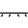 Straluma Plafondspot Bounce 4L balk zwart> Plafondlampen|Opbouwspots