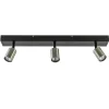 Straluma Plafondspot Bounce 3L 70cm zwart/rvs> Opbouwspots|Keukenverlichting