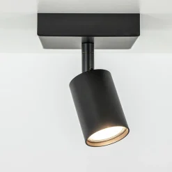 Straluma Plafondspot Bounce 1L zwart></noscript> Plafondlampen|Opbouwspots