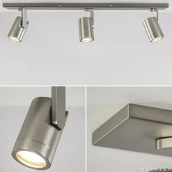 Straluma Plafondspot Halo 3L balk rvs gu10></noscript> Opbouwspots|Keukenverlichting