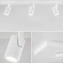 Straluma Plafondspot Halo 3L balk wit></noscript> Opbouwspots|Keukenverlichting