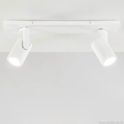 Straluma Plafondspot Halo 2L op balk wit> Opbouwspots|Keukenverlichting