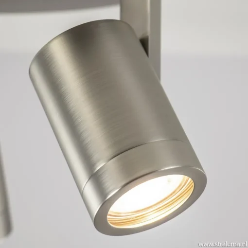 Straluma Plafondspot Halo 3L rond rvs> Opbouwspots|Keukenverlichting