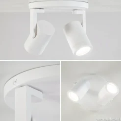 Straluma Plafondspot Halo 2L rond wit></noscript> Opbouwspots|Keukenverlichting