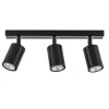 Straluma Plafondspot 3l balk zwart gu10> Plafondlampen|Opbouwspots