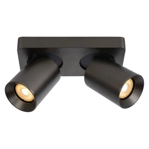 Straluma Plafondspot 2-lichts gunmetal incl. gu10> Plafondlampen|Opbouwspots