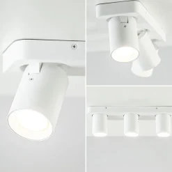 Straluma Plafondspot Oliver 3L balk wit gu10><noscript><img width=