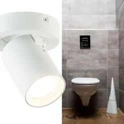 Straluma Plafondspot Oliver 1L tube wit gu10><noscript><img width=