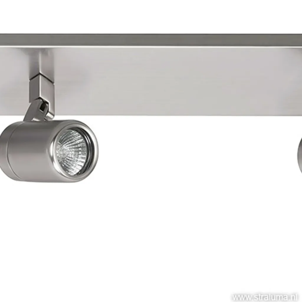 Straluma Plafondspot Rain 3L balk nikkel IP44> Opbouwspots|Keukenverlichting