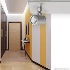 Straluma Plafondspot Rain 2L balk nikkel IP44><noscript><img width=