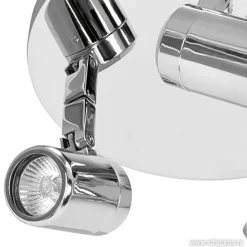 Straluma Plafondspot Rain 3l rond chroom IP44> Opbouwspots|Keukenverlichting