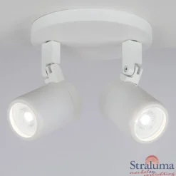 Straluma Plafondspot Rain 2L rond wit gu10 IP44><noscript><img width=