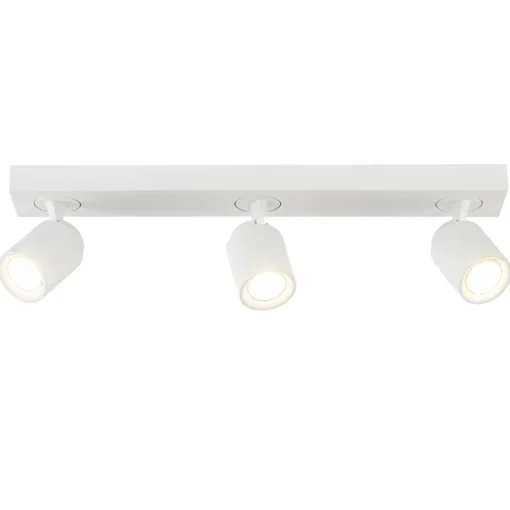 Straluma Plafondspot Razza 3L balk wit> Plafondlampen|Opbouwspots