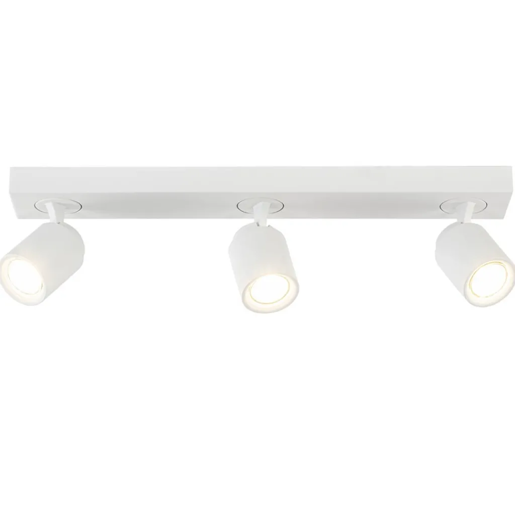 Straluma Plafondspot Razza 3L balk wit> Plafondlampen|Opbouwspots