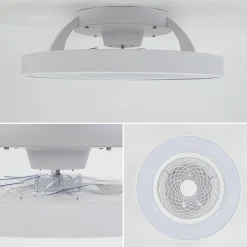 Straluma Plafondventilator Tibet wit ab/app CCT><noscript><img width=