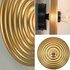 Straluma Plafond/wandlamp Saturn 56cm matgoud></noscript> Plafondlampen|Wandlampen