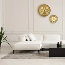 Straluma Plafond/wandlamp Saturn 56cm matgoud></noscript> Plafondlampen|Wandlampen