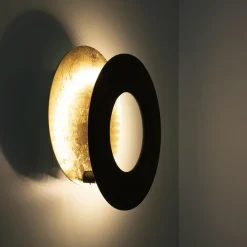 Straluma Plafond/wandlamp Vera 21 goldleaf/zwart><noscript><img width=