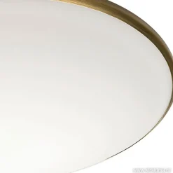 Straluma Plafonnière Art rond brons 35 cm></noscript> Plafonnières|Woonkamerlampen