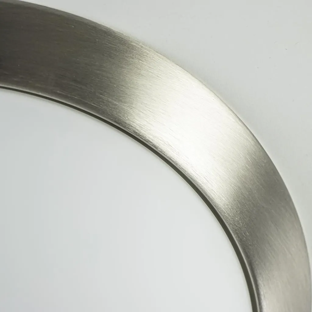 Straluma Plafonnière modern met staal en glas> Plafonnières|Woonkamerlampen