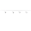 Straluma Railsysteem set wit inclusief 4 spots tube> Opbouwspots|Woonkamerlampen