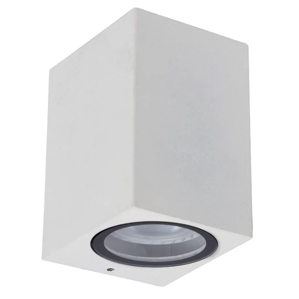 Straluma Rechthoekige buitenlamp downlighter mat wit> Wandlampen|Buitenlampen