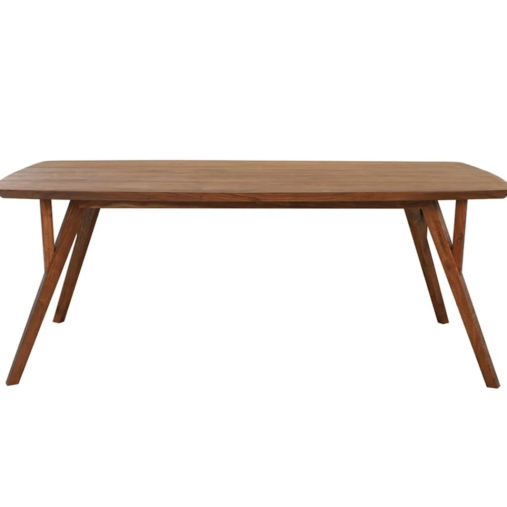 Straluma Rechthoekige eettafel Quenza acaciahout 200x100 cm> Light and Living|Eettafels