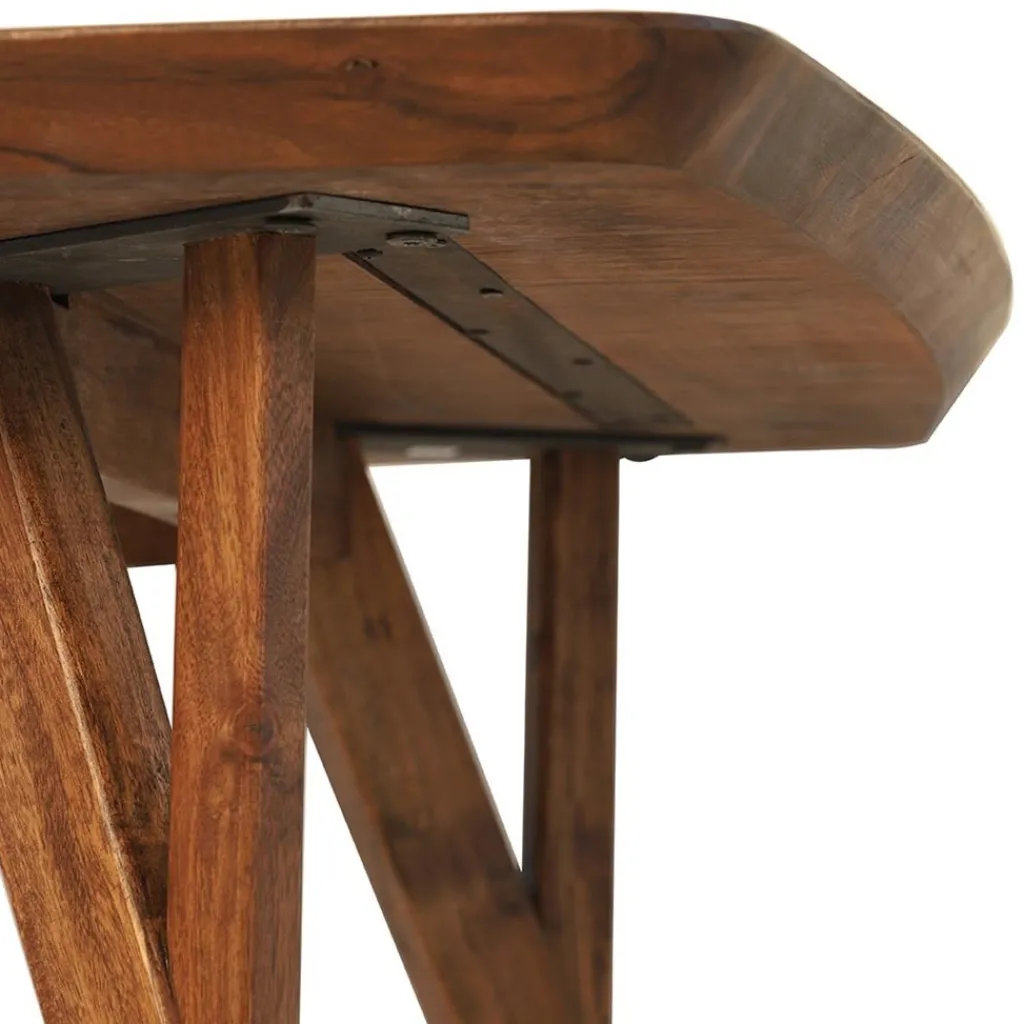 Straluma Rechthoekige eettafel Quenza acaciahout 200x100 cm> Light and Living|Eettafels