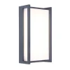 Straluma Rechthoekige LED buitenlamp donker grijs IP54> Wandlampen|Buitenlampen