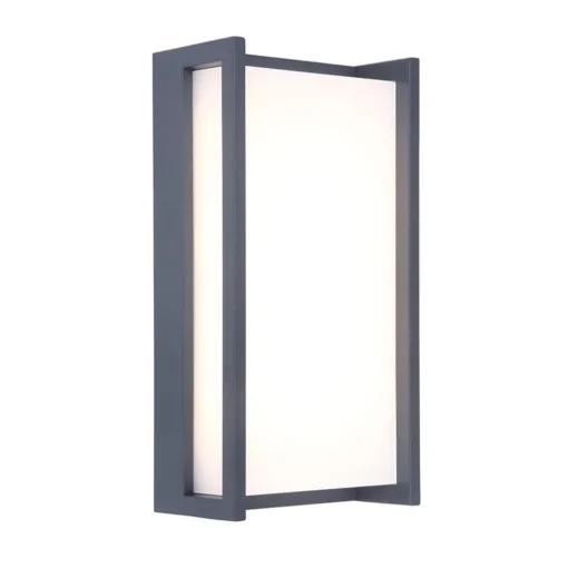 Straluma Rechthoekige LED buitenlamp donker grijs IP54> Wandlampen|Buitenlampen