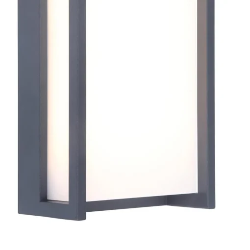 Straluma Rechthoekige LED buitenlamp donker grijs IP54> Wandlampen|Buitenlampen