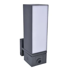 Straluma Rechthoekige LED buitenlamp met camera en bewegingssensor> Wandlampen|Buitenlampen