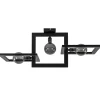 Straluma Rechthoekige plafondlamp triple square mat zwart> Plafondlampen|Design Verlichting