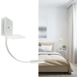 Straluma Rechthoekige wandlamp inclusief LED en USB><noscript><img width=