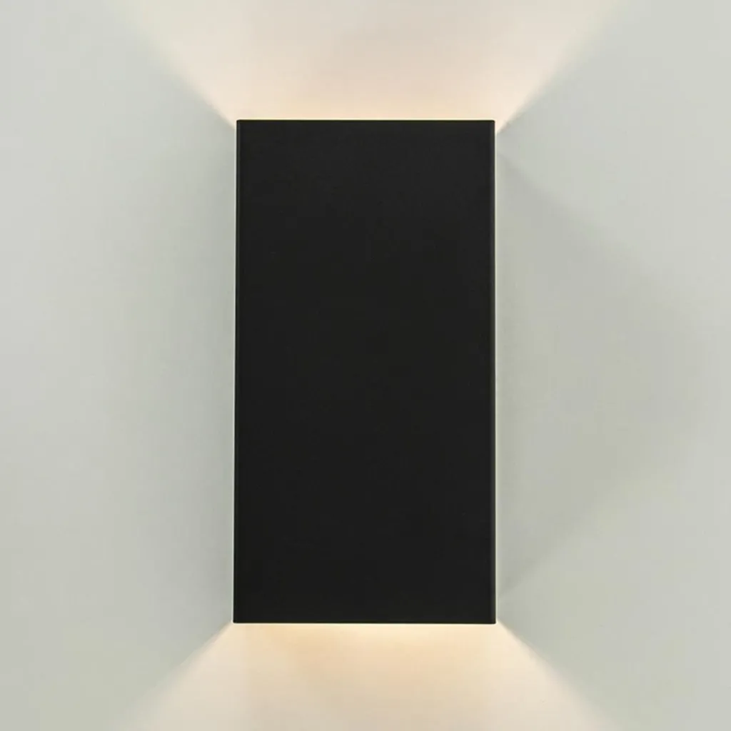 Straluma Rechthoekige wandlamp mat zwart G9> Wandlampen