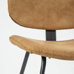 Straluma Retro moderne eetkamerstoel van imitatieleer><noscript><img width=