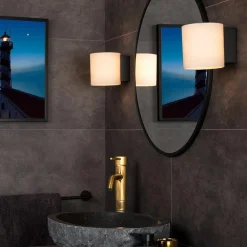 Straluma Retro wandlamp cilinder badkamer IP44></noscript> Badkamerverlichting|Wandlampen