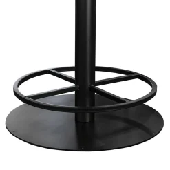 Straluma Ronde bartafel Woodstock grijs/zwart Ø130x92 cm><noscript><img width=