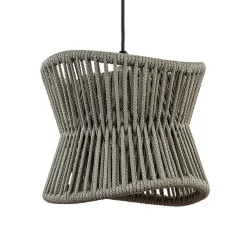 Straluma Ronde buiten hanglamp donker beige IP44> Hanglampen|Buitenlampen