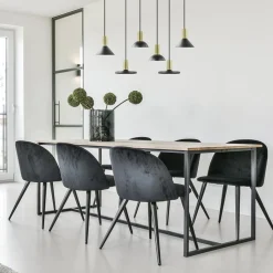 Straluma Ronde hanglamp zwart met brons klein><noscript><img width=