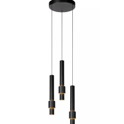 Straluma Ronde 3-lichts hanglamp cilinders inclusief LED> Hanglampen|Eettafellampen