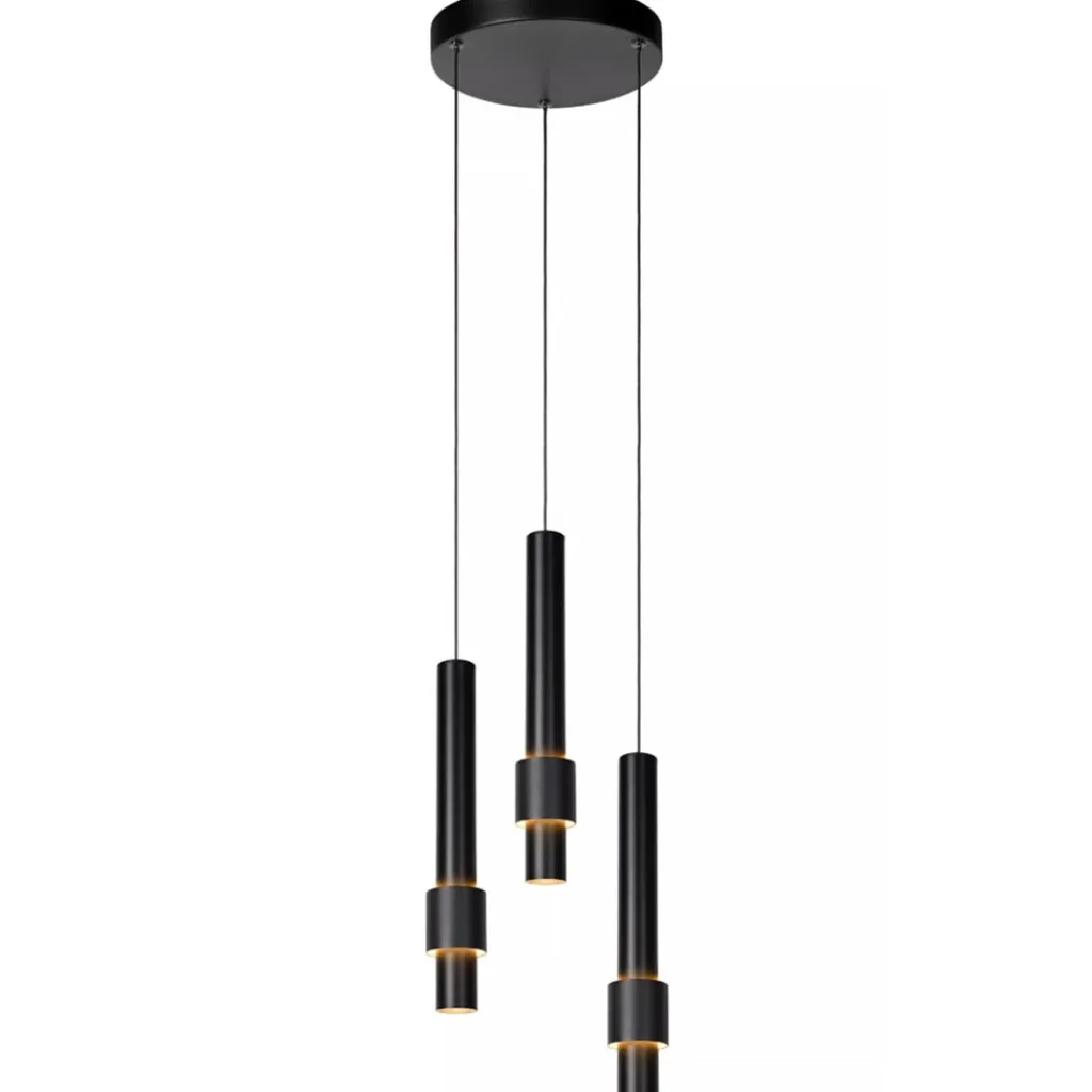 Straluma Ronde 3-lichts hanglamp cilinders inclusief LED> Hanglampen|Eettafellampen